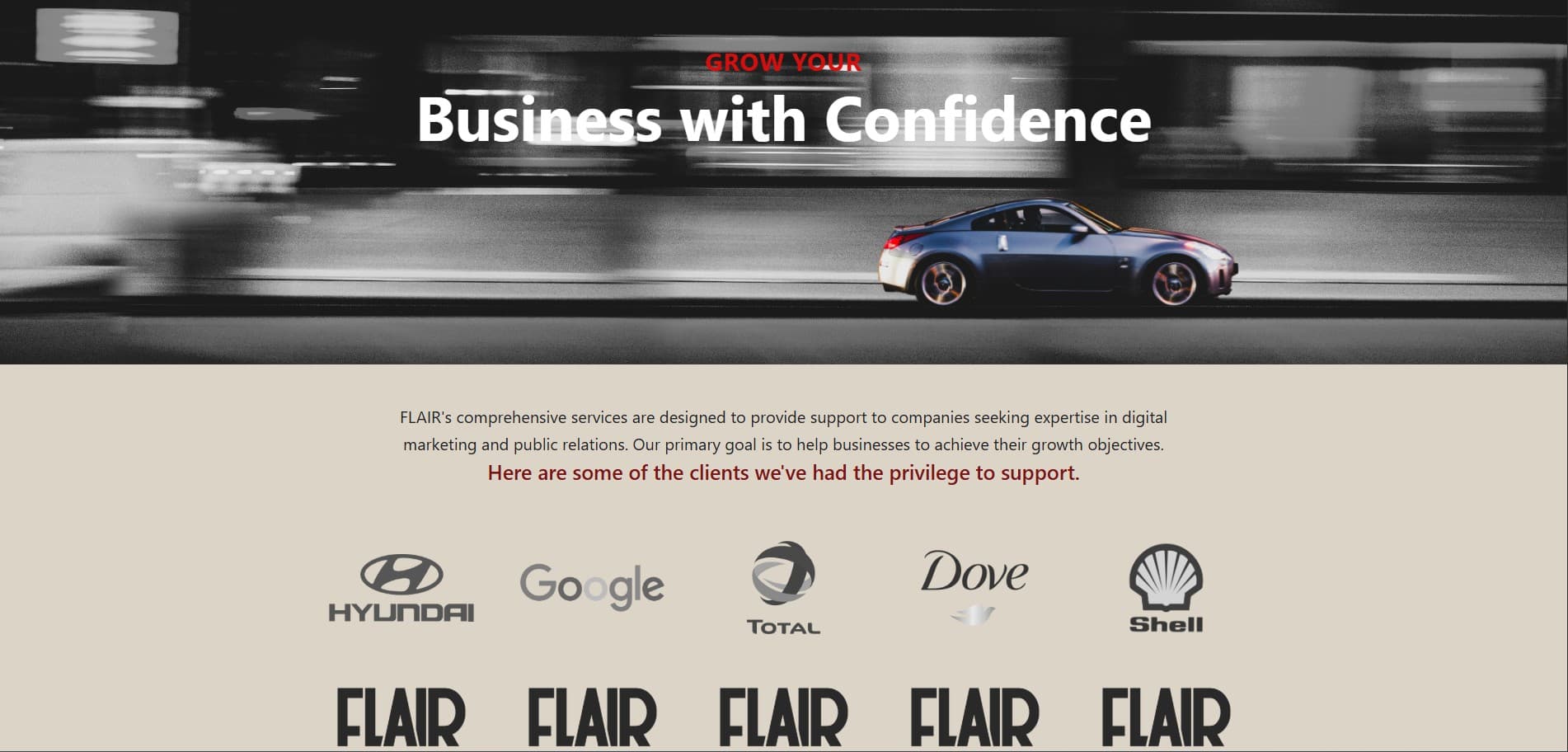 Flair Marketing Agency — screenshot 3